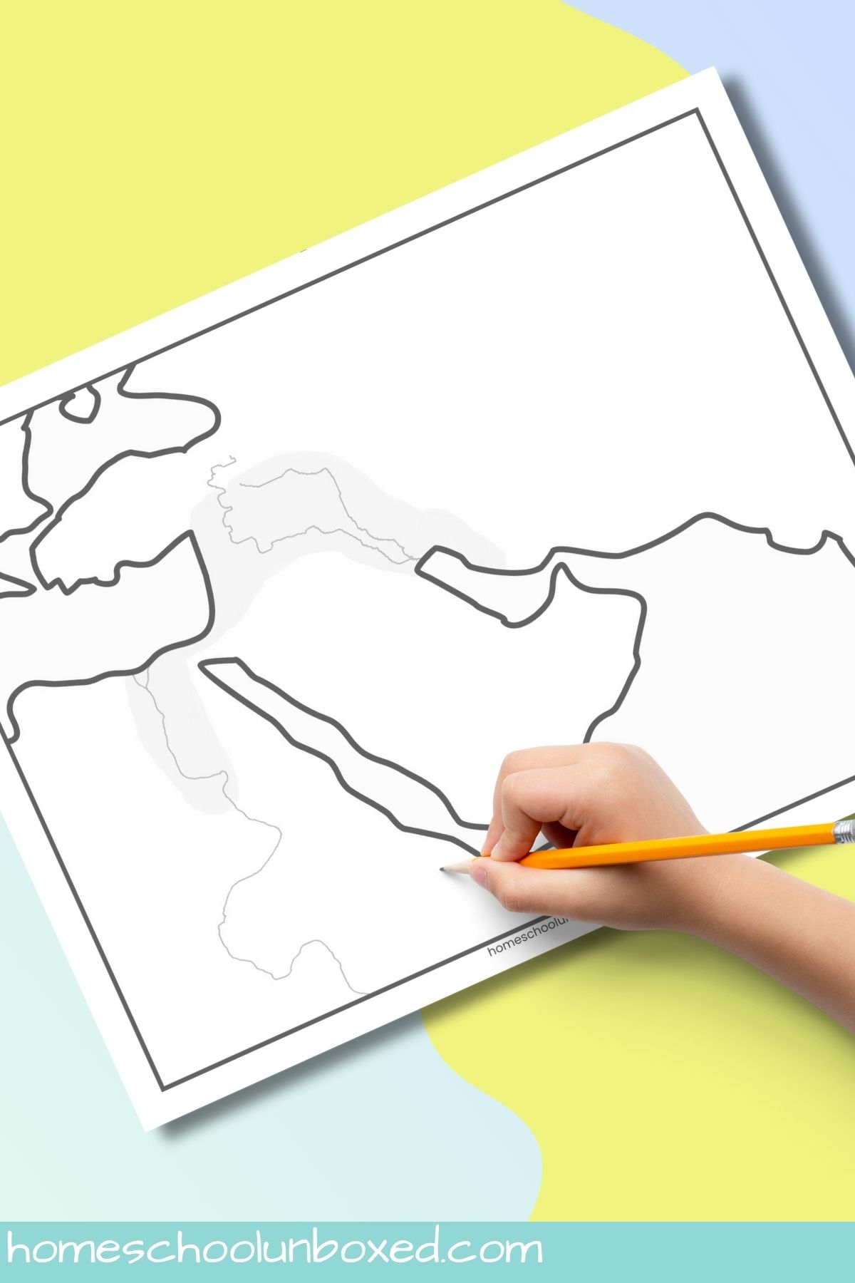 mesopotamia map printable (free activity!)